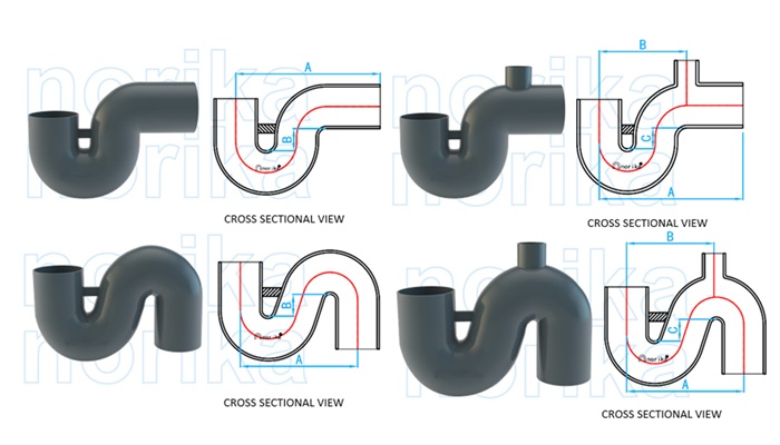 ZPC - Epoxy & Zinc Coated Cast Iron Hubless Traps